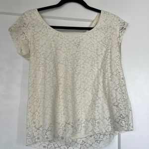 Flower lace blouse